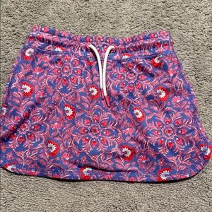 Vineyard Vines Kids Floral Skort - Pink and Blue